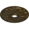 Ekena Millwork Kent Ceiling Medallion (Fits Canopies up to 5"), Hand-Painted Brass, 18"OD x 3 1/2"ID x 1 1/4"P CM18KEBRS - alternate 2